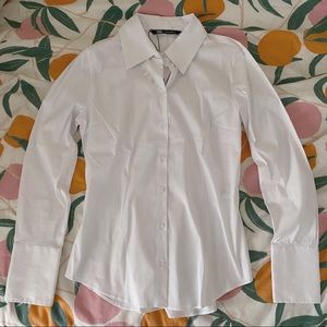 SOLD White Button Down Shirt